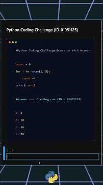 Python Coding Challenge ID 01051125