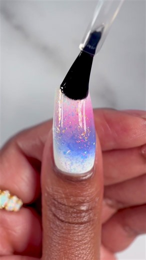 ✨ Summer Ombre ✨ Sally Hansen - Get Mod, Tidal Wave, Tipsy Lights Lacquer - Counting Sheep Holo Taco - Scattered Holo Taco nail inspo, trendy nails, diy nails, nails 2026, Popular nail trends 2026, nail design ideas, nail tutorials, nail videos, satisfying video, viral nails, cute nails, Summer nails, Summer nail inspo, ombre nails, Gradient nails,