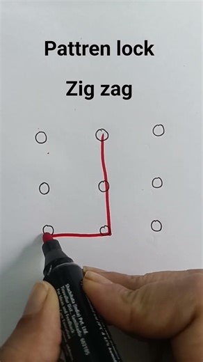 easy draw pattern lock draw zig zag #trending#shorts#videos#share#viral#art#artwork#artist#public