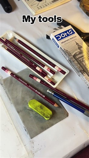 My tools and My art #art #sketch 🥵