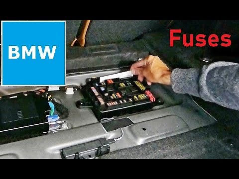 BMW F30 Fuses - Fuse Box Location and Fuse Box Diagram BMW F30 320i 328i 330i 335i