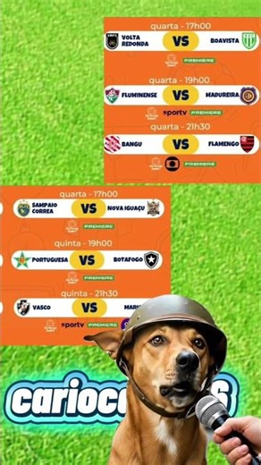 Rio de Janeiro State Football Games 2026 14/01/2026