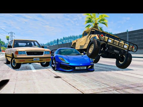 Most Realistic Car Crashes Ever! | BeamNG.drive Physics Test
