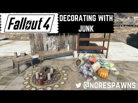 Fallout 4 Guide - Decorating with JUNK (and other stuff)