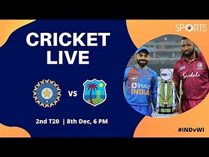 India Vs West Indies 2nd T20 | Cricket Live | DD Sports
