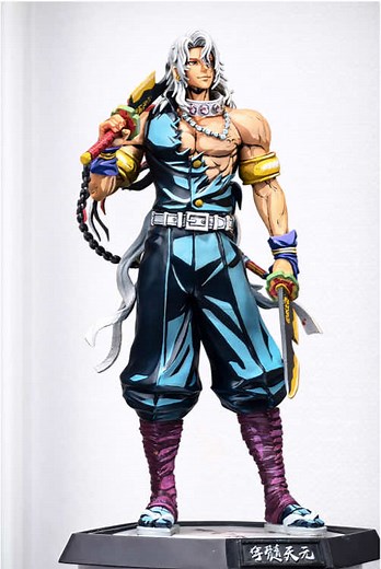 Customizing Demon Slayer Figures: Uzui Tengen Repaint