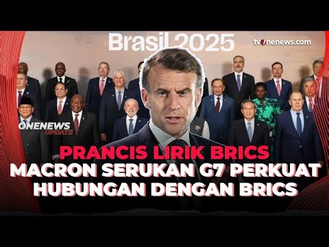 Macron Serukan G7 Perkuat Hubungan dengan BRICS | OneNews Update