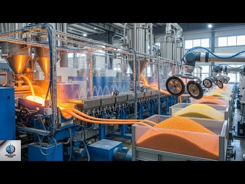 How Plastic Pellets Are Made from Raw Chemicals | Inside the Factory