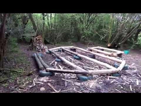 Off grid roundhouse build part 1 The base