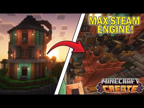 MAXING OUT THE CREATE 6.0 STEAM ENGINE!