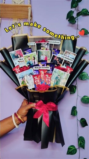Customize bouquet 💐#shorts #ytshorts #youtubeshorts #customised #craft #bouquet #diy #dm #chocolate