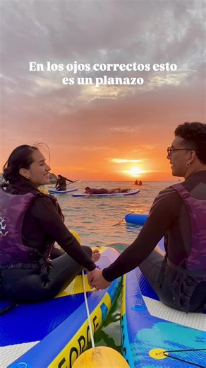 Amamos la temporada de sunset 🌅 Vive la experiencia Aloha 🌸🤙🏻 📱Escríbenos al 906 585 002 para enviarte toda la info. #paddle #sunset #planes #sanvalentin #14defebrero