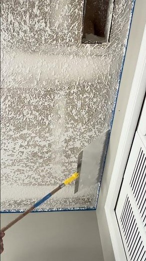 How to spray Knockdown Texture for Ceilings
