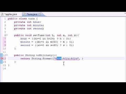 Java Programming Tutorial 36 Time Class