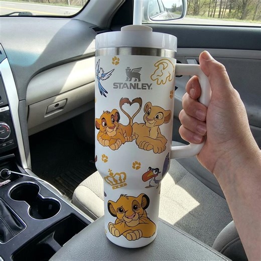 Safari Lion Tumbler Wrap PNG, Cute Jungle Animal 40oz Cup Design, Wild Paw Print Quencher Sublimation Digital Download for Kids Girls