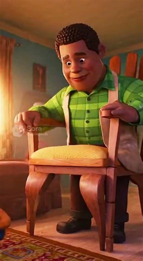 The Chair IS My Dad? 😂 | Cursed Disney Pixar Trailer #shorts