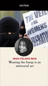 Wearing the burqa is 'an explicitly anti-social act', says Inaya Folarin Iman. The burqa sends 'a deeply corrosive and socially undermining message', says Inaya Folarin Iman, Spiked writer and founder of the Equiano Project. It creates a barrier and says 'I am not really part of a cohesive society.' Should it be banned? The debate over the burqa was reignited in British politics after Reform UK MP Sarah Pochin called for a national ban during her maiden speech in Parliament. Inaya discusses with
