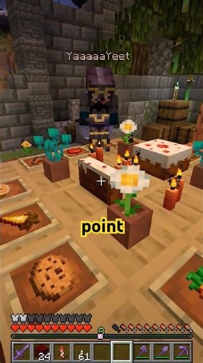 Gettin deep at the dining table #minecraft #gaming #craft #minecraftsurvival #minecraftmemes