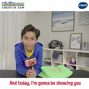 Green screen effects? With Creator Cam, it’s child’s play. 🎥 🦖 ⁣ ⁣ With over twenty animated backgrounds and easy-to-learn visual tricks, Creator Cam puts imagination in the spotlight!⁣ Check out our demos on our Creator Cam YouTube playlist at http://bit.ly/CreatorCamYT to learn more about editing, illusions, and more. ⁣ #VTechToys #CreatorCam | VTech Toys USA