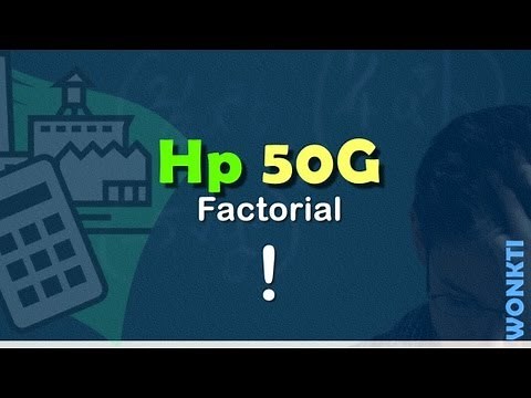 HP 50G: Factorial