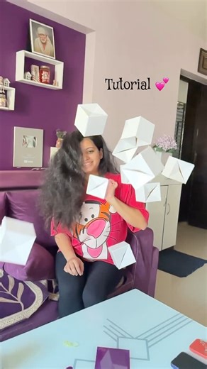 Kieana Enterprises on Instagram: "Making pop up cubes using Kieana’s DIY Cube template 😍 These cubes are so much fun ✨ #popupbox #popupcubes #diy #makeityourself #tutorial #foryou"