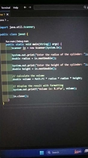 java program