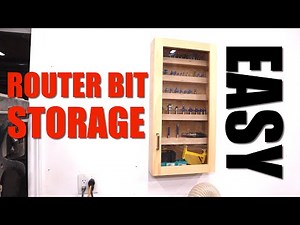 How I Built A Router Bit Storage Cabinet