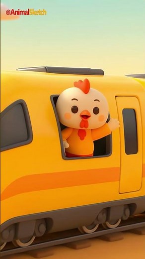 The Color Train Song🚂 | Fun Nursery Rhymes For Kids | Learn Colors w/ ‪@AnimalSketch‬
