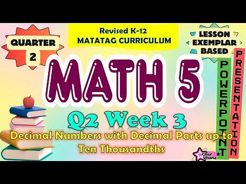 Math 5 Quarter 2 Week 3 MATATAG Curriculum / Revised K-12 LE Based PowerPoint Presentation