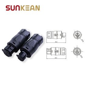 [Hot Item] Durable AC 3pin Solar Connector for Solar Applications