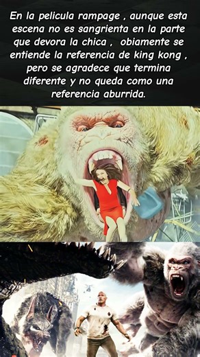 Este monstruo se negó a repetir la historia de King Kong | Rampage (2018)