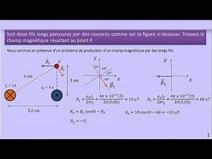 Le champ magnétique (exemple)