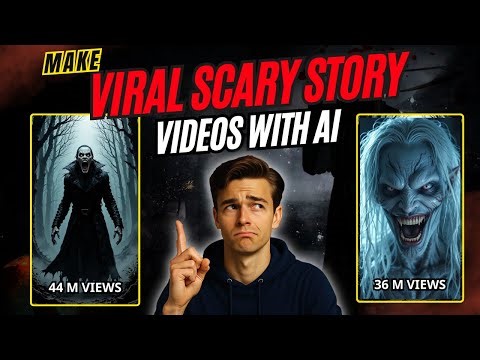 How to Make VIRAL Scary Story Shorts Using AI (Step-by-Step Guide!)