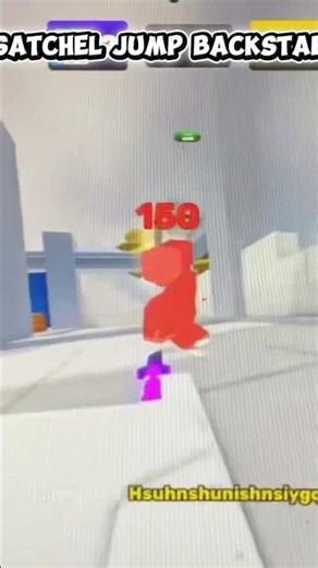 Satchel jump back stab