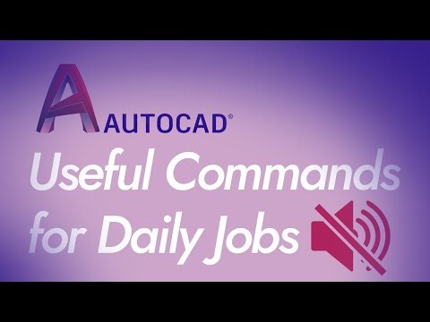 🔇Elevate Your AutoCAD Skills: Useful Commands for Daily Jobs