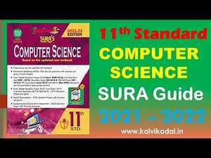 11th Computer Science Sura Full Guide 2021-2022 | 11th Computer Science Sura Guide 2021 New Edition