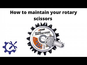 How to maintain your Rotary scissors (PRS-230 & PRS-231)