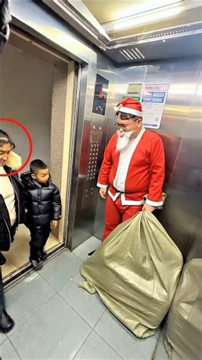 fake Santa Claus prank #shorts #viralshorts