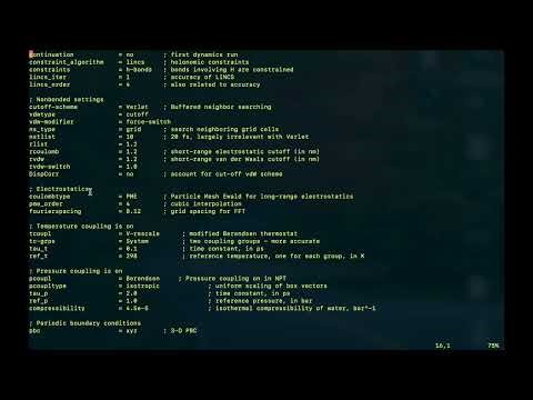 Simulation of a Water Box with #GROMACS | Part-2 Equilibration and Production run