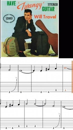 RIP Duane Eddy, Learn his twang classic: REBEL ROUSER- TABS #lesson #guitar #guitarcover #howto