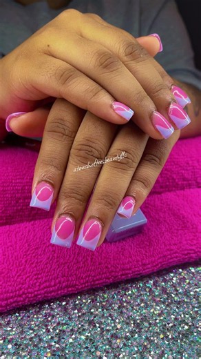 Lavender French tips