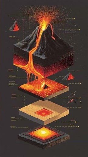 How Do Volcanoes Erupt? | Inside Earth’s Most Powerful Force 🌋#volcano