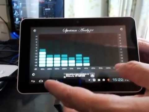 アンドロイド用お勧めアプリ スペクトラムアナライザー