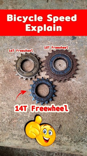 Bicycle Speed Explan Video Freewheel #rajucyclemechanic #shorts