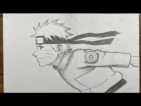 How to Draw Naruto’s Iconic Run Step-by-Step | Easy Naruto Drawing Tutorial for Beginners