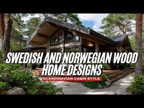 Scandinavian Cabin Style Swedish and Norwegian Wood Home Designs