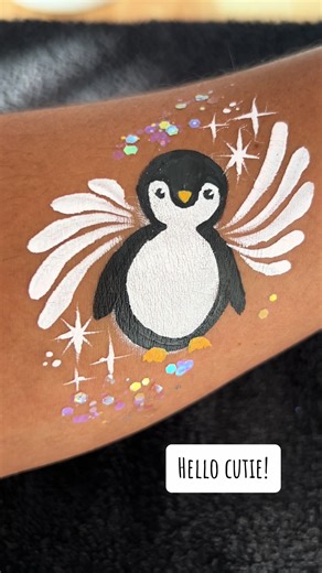 Paint a Cute Penguin Face Paint Tutorial