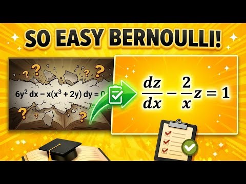 Bernoulli's Method Explained | Cracking Nonlinear Differential Equations