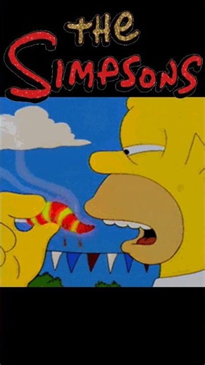 The Simpsons Homer in fire 🌶🔥