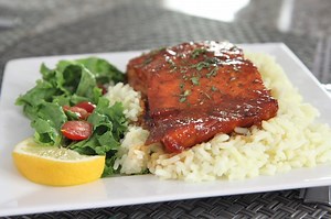 Honey Teriyaki Baked Salmon Recipe